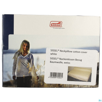 Sissel taie coton blanc pour soft & classic