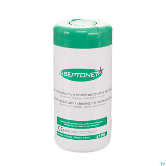 Aseptonet lingettes desinfectantes 100