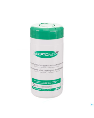 Aseptonet lingettes desinfectantes 100