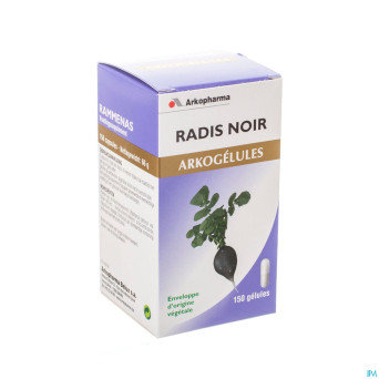 Arkogelules radis noir vegetal    caps 150