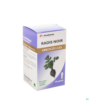 Arkogelules radis noir vegetal    caps 150