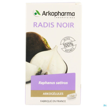 Arkogelules radis noir vegetal    caps 150