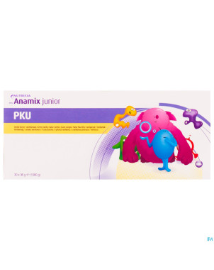 Pku anamix junior vanille sach 30x36g