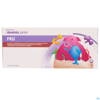 Pku anamix junior chocolat sach 30x36g
