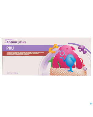 Pku anamix junior chocolat sach 30x36g