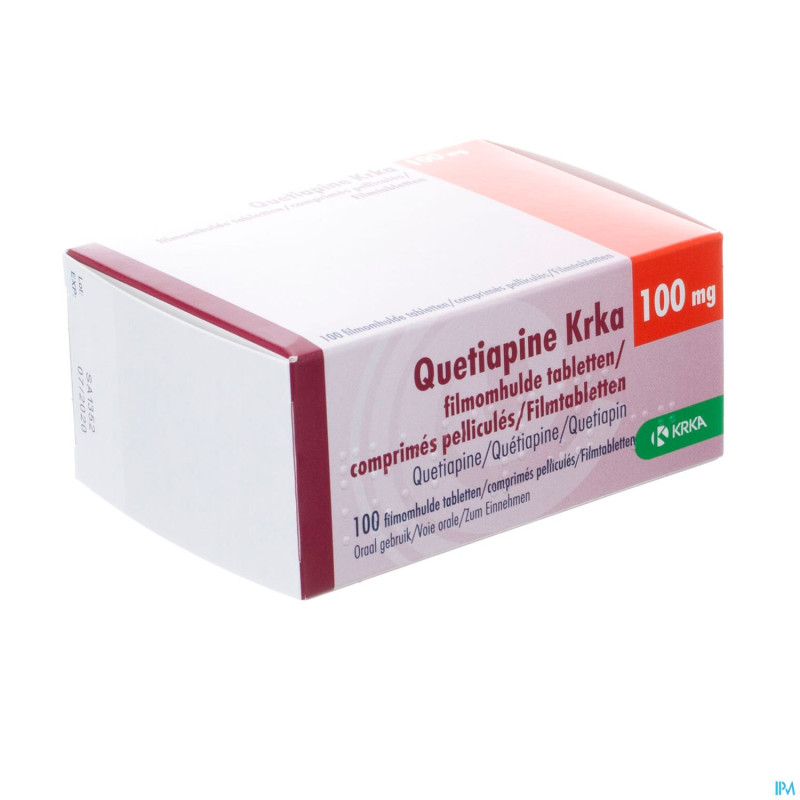 Quetiapine krka 100mg comp pell 100