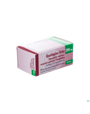 Quetiapine krka 200mg comp pell 60