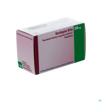 Quetiapine krka 200mg comp pell 60