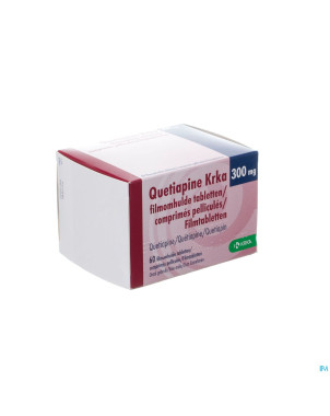 Quetiapine krka 300mg comp pell 60