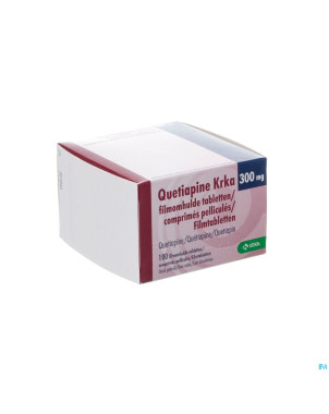 Quetiapine krka 300mg comp pell 100