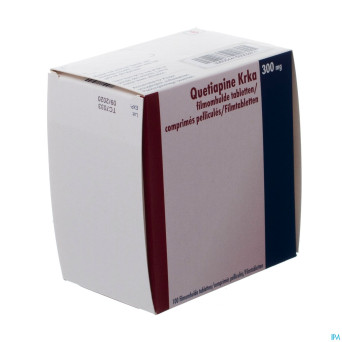 Quetiapine krka 300mg comp pell 100