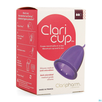 Claricup coupelle menstruelle taille 2