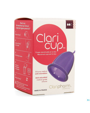 Claricup coupelle menstruelle taille 2