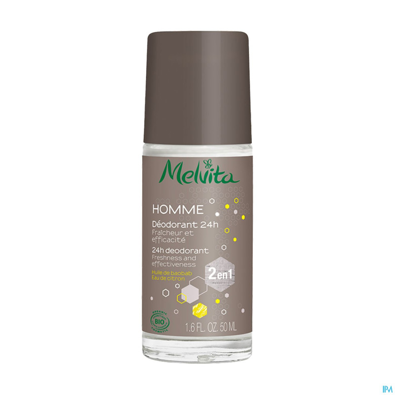 Melvita homme deodorant bille    50ml