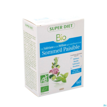 Superdiet complexe sommeil bio    caps  60