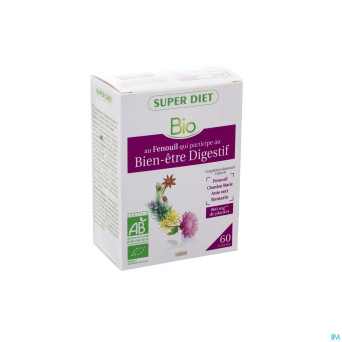 Superdiet complexe bien etre foie bio    caps 60