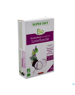 Super diet complexe bien etre foie bio amp 20x15ml