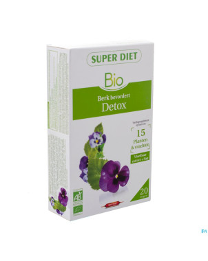 Superdiet complexe detox bio    amp  20x15ml