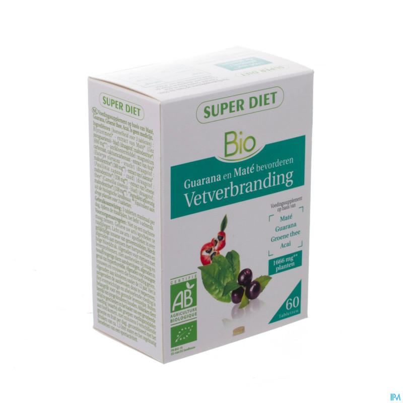 Superdiet complexe brule graisse bio    comp  60