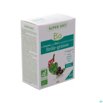 Superdiet complexe brule graisse bio    comp  60