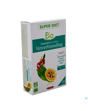 Superdiet complexe brule graisse bio amp  20x15ml