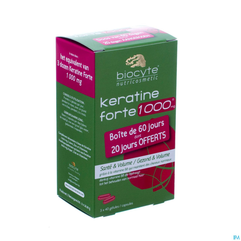 Biocyte keratine forte    caps 120 2+1