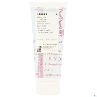 Korres kb lait corporel water lily    200ml