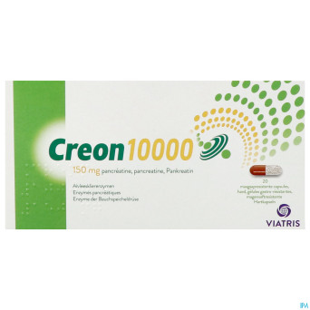 Creon 10000 caps gastroresist  20 x 150 mg