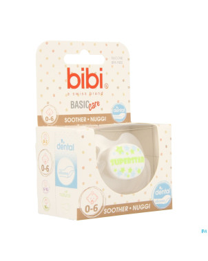 Bibi sucette dental superstar blanc bc    0-6m