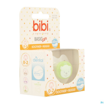 Bibi sucette dental nouveau ne+prem. ours bc  0-2m