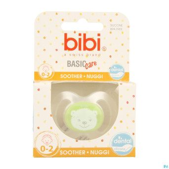 Bibi sucette dental nouveau ne+prem. ours bc  0-2m
