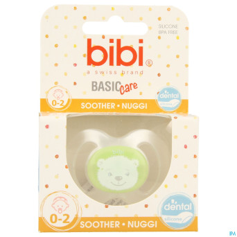 Bibi sucette dental nouveau ne+prem. ours bc  0-2m
