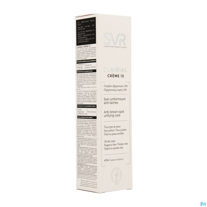 Clairial creme 10    tube  40ml