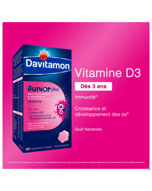 Davitamon junior frambois v1 comp  60