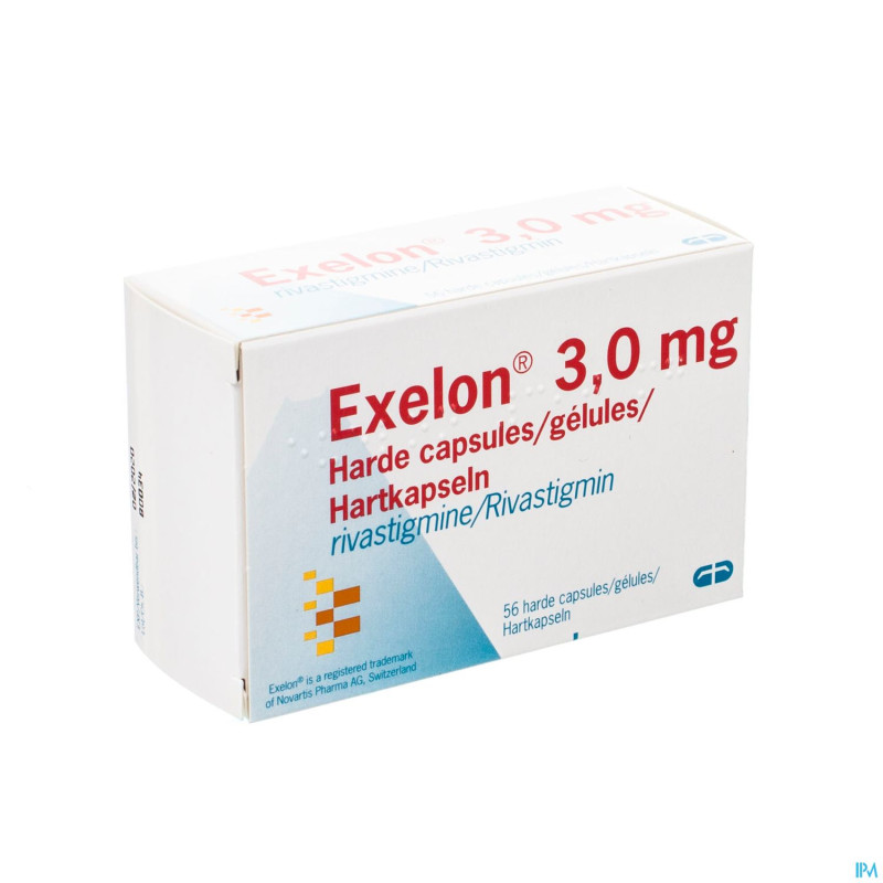 Exelon 3,0mg pi pharma caps dur  56 pip