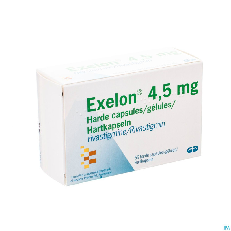 Exelon 4,5mg pi pharma caps dur  56 pip