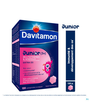 Davitamon junior frambois v1 comp 120