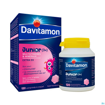 Davitamon junior frambois v1 comp 120