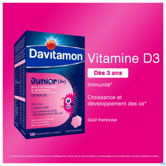 Davitamon junior frambois v1 comp 120