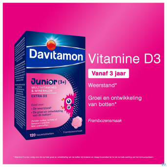 Davitamon junior frambois v1 comp 120