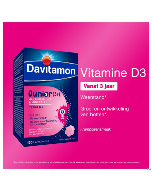 Davitamon junior frambois v1 comp 120