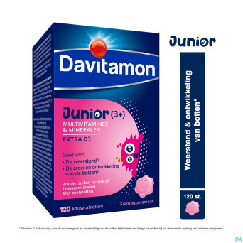 Davitamon junior frambois v1 comp 120