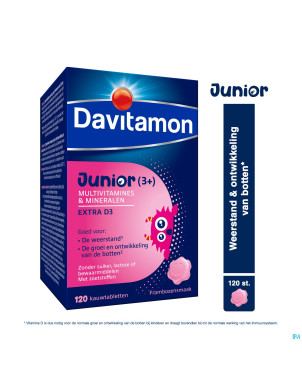 Davitamon junior frambois v1 comp 120