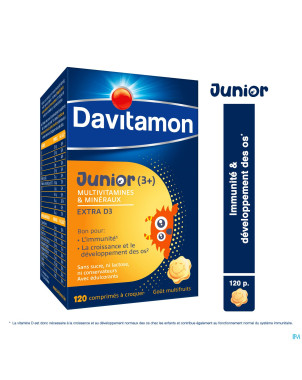 Davitamon junior mfruit v1 comp 120