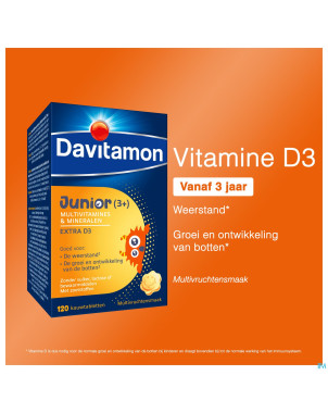 Davitamon junior mfruit v1 comp 120
