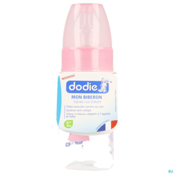 Dodie mon biberon tet. debit 1 rose princesse150ml