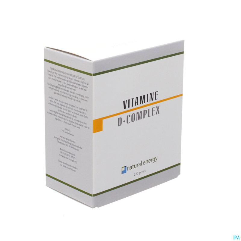 Vitamine d complex natural energy    perle 240