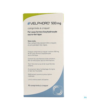 Velphoro 500mg comp a macher  90