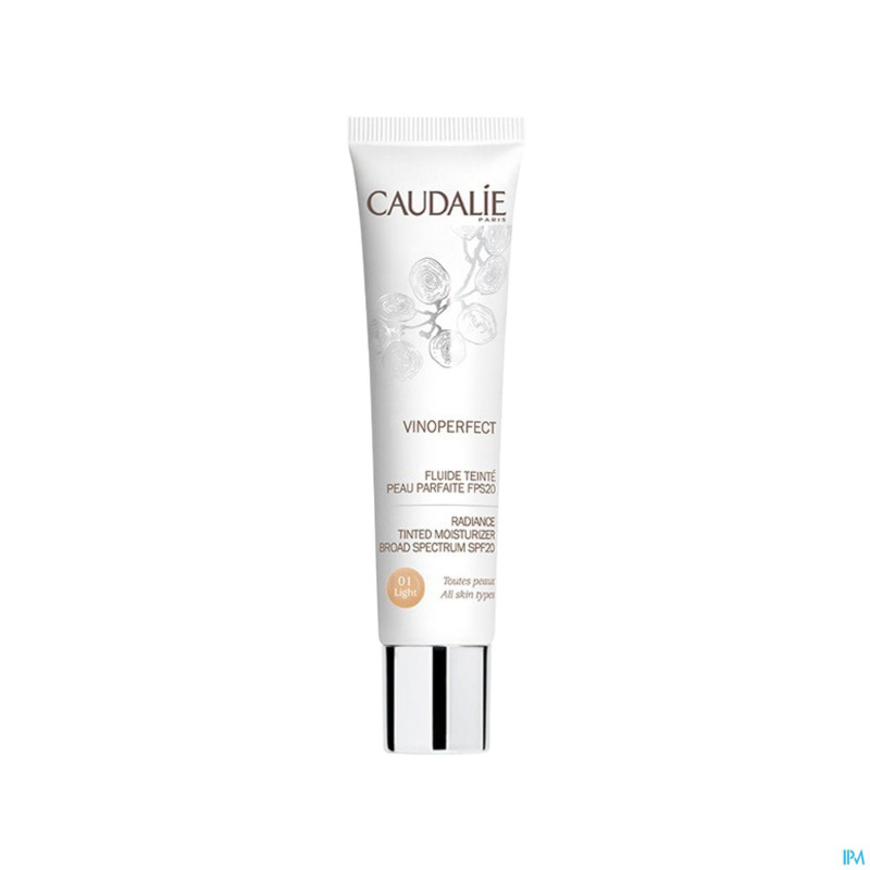 Caudalie vinoperfect fluide teint ip20 light  40ml