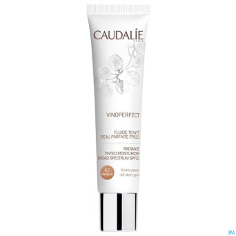 Caudalie vinoperfect fluide teint ip20 medium 40ml